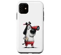 Carcasa para iPhone 11 Gráfico de Aventuras con Forma de catalejo para Perros Buccaneer