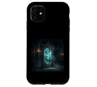 Carcasa para iPhone 11 Gráfico de Mystic Mirror Portal Gothic Fantasy Magic Realm