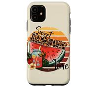 Carcasa para iPhone 11 Gráfico de sandía Dulce de Verano, Estilo Retro