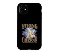 Carcasa para iPhone 11 Gráfico Retro de Queso con Queso y Mozzarella