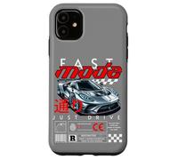 Carcasa para iPhone 11 Gráfico Vintage de Coches de Carreras de Deriva de Japón JDM Fast Mode