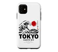 Carcasa para iPhone 11 Gran Ola Arte Japonés Tokio Kanto Japón Ola Retro