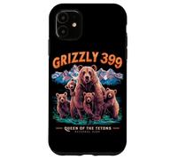 Carcasa para iPhone 11 Grizzly 399 Bear Lovers Reina del Parque Nacional Tetons