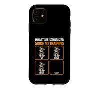 Carcasa para iPhone 11 Guía de Entrenamiento Schnauzer Miniatura - Schnauzer Dog Mom