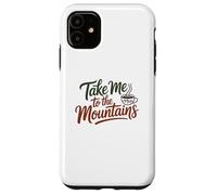 Carcasa para iPhone 11 Guión de café Aventurero, tipografía de café de montaña