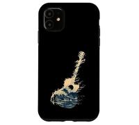 Carcasa para iPhone 11 Guitarra Wave Art Japonés Cool Hombres Mujeres Motivo Amante De La M