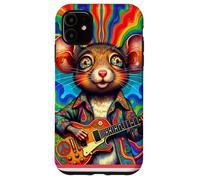 Carcasa para iPhone 11 Guitarrista Far out Mouse 60s