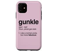 Carcasa para iPhone 11 Gunkle Diccionario Definición Divertido Gay Tío Orgullo Broma