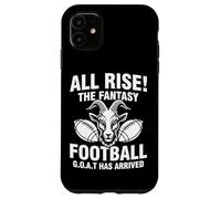 Carcasa para iPhone 11 Ha Llegado All Rise The Fantasy Football Goat, Divertida Cita