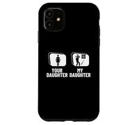 Carcasa para iPhone 11 Hacha Lanzador Tu Hija Mi Hija Mamá Hacha Lanzamiento