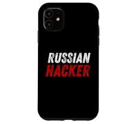Carcasa para iPhone 11 Hacker Ruso Ciberseguridad Humor Code Breaker Rusia Coder