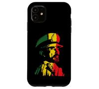 Carcasa para iPhone 11 Haile Selassie Art Etiopía Reggae Rasta