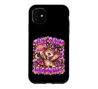 Carcasa para iPhone 11 Halloween Tiny Paws Big Spells Cute Wizard Cat Magic Spell