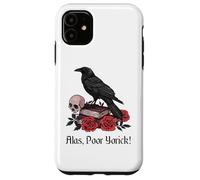 Carcasa para iPhone 11 Hamlet Shakespeare Jugar Cita por desgracia, Pobre Yorick!