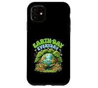 Carcasa para iPhone 11 Happy EarthDay Save The Planet Kawaii Día de la Tierra Todos los días