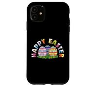 Carcasa para iPhone 11 Happy Easter Block Building Ladrillo Constructor Maestro Constructor