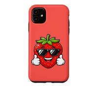 Carcasa para iPhone 11 Happy Strawberry aplaude Summer Cool Vibes