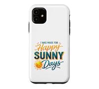 Carcasa para iPhone 11 Happy Sunny Days Sonriente Sol Verano Amante