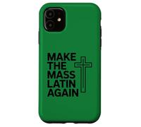 Carcasa para iPhone 11 Haz de Nuevo la Cruz católica Tradicional en latín