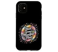 Carcasa para iPhone 11 Heal Grow Manifest Flow Spiritual Wellness Mindset -