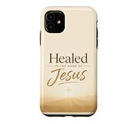 Carcasa para iPhone 11 Healed in The Name of Jesus - Cross at Sunrise