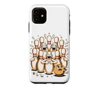 Carcasa para iPhone 11 Hear The Ten Pins Laughing Bowling Bowler Pun