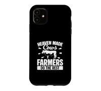 Carcasa para iPhone 11 Heaven Made Cows Farmers Do The Rest Funny Ganaderos