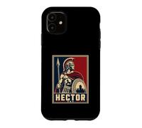 Carcasa para iPhone 11 Héctor Legendario Héroe Troyano Antiguo Guerrero Mitología