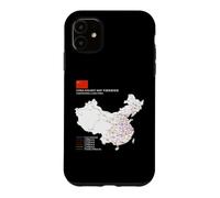 Carcasa para iPhone 11 High-Speed Train Railway - Souvenir Route Map China