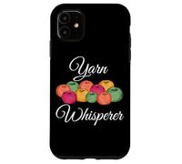 Carcasa para iPhone 11 Hilado Whisperer Funny Knitting Crochet Knit Graphic Gift