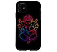 Carcasa para iPhone 11 Hindú Ganesha Puja Elefante Dios India Meditación Yoga Murti