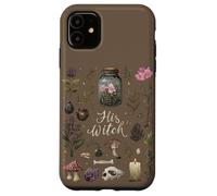 Carcasa para iPhone 11 His Witch Her Warlock Pareja de brujería Magia Oculta