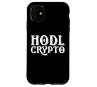 Carcasa para iPhone 11 HODL Crypto Mejor Estrategia de Inversión en Criptomonedas Bitcoin