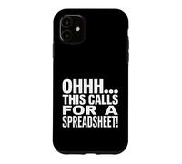 Carcasa para iPhone 11 Hoja de cálculo Divertida Diciendo Que Esto Requiere una Hoja de cálculo