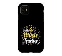 Carcasa para iPhone 11 Hola Música Profesor Notas Musicales Clave de Sol