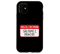 Carcasa para iPhone 11 Hola, Soy de Santo Tomé y Príncipe