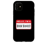 Carcasa para iPhone 11 Hola, Soy una Carpeta de Libros - Divertido