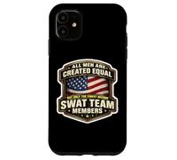 Carcasa para iPhone 11 Hombres Creados Iguales Solo los Mejores se convierten en Miembros del Equipo SWAT
