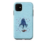 Carcasa para iPhone 11 Hongo Azul, Tapa de Tinta de Mal Humor