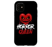 Carcasa para iPhone 11 Horror Queen Zombie Heart Película de Terror Fan Girls Movie Night