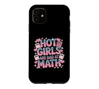 Carcasa para iPhone 11 Hot Girls Are Bad At Math Chistes Escolares Confianza