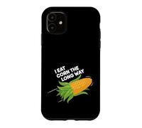 Carcasa para iPhone 11 Humor Adulto Divertido I Eat Corn The Long Way