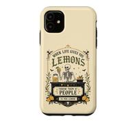 Carcasa para iPhone 11 Humor Oscuro gótico limón Cita Esqueleto Mercado Estado de ánimo
