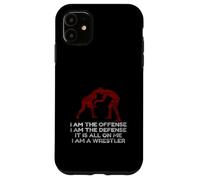 Carcasa para iPhone 11 I Am A Wrestler - Divertido Aspecto Desgastado de Lucha Libre