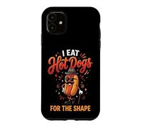 Carcasa para iPhone 11 I Eat Hot Dogs For The Shape Barbacoa