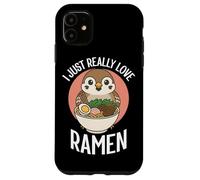 Carcasa para iPhone 11 I Just Really Love Ramen Sparrow Noodles Bowl Cup Sopa Japón