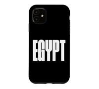 Carcasa para iPhone 11 I Love Egypt, Cool Egypt New Look Outfit Graphic Design