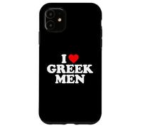 Carcasa para iPhone 11 I Love Greek Men