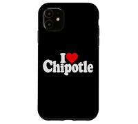 Carcasa para iPhone 11 I Love Heart Chipotle Humo Pimienta JAPALAPENO Chili