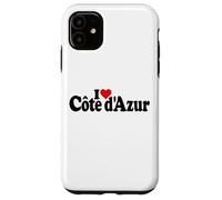 Carcasa para iPhone 11 I Love Heart Cote D'AZUR LA Riviera Francesa Niza MÓNACO